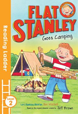 Flat Stanley Goes Camping Blue Banana 2nd 9781405282086 Front Cover