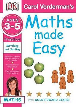 Carol Vorderman's Maths Made Easy Ages 3-5 Preschool Matching and Sorting