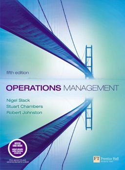 Operations Management with Companion Website with GradeTracker Student Access Card 5th 9781405847001 Front Cover