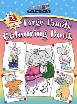 Large Family Colouring Book
