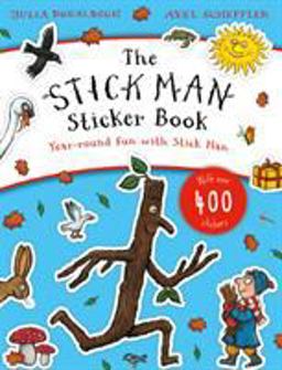 Stick Man Sticker Book  9781407186924 Front Cover