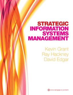 Strategic Information Systems Management  9781408007938 Front Cover