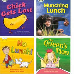 Learn to Read at Home with Bug Club Phonics: Pack 4 (Pack of 4 Reading Books with 3 Fiction and 1 Non-Fiction)