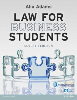 Law for Business Students mylawchamber Pack 7th 9781408287071 Front Cover