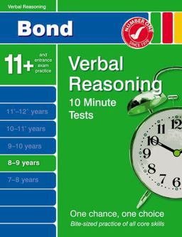 Bond 10 Minute Tests Verbal Reasoning 8-9 Years
