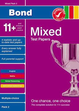 Bond 11+ Test Papers Mixed Pack 2 Multiple Choice