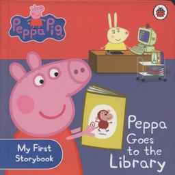 Peppa Goes to the Library  9781409304852 Front Cover