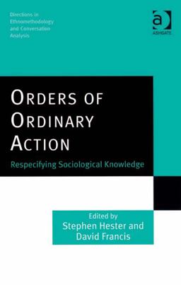Orders of Ordinary Action Orders of Ordinary Action