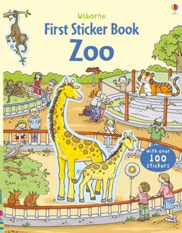 First Sticker Book Zoo  9781409523130 Front Cover
