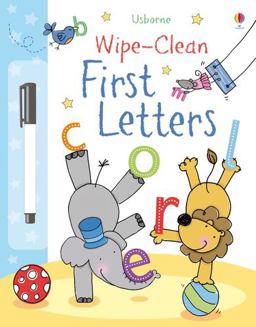 Wipe-Clean First Letters  9781409524502 Front Cover