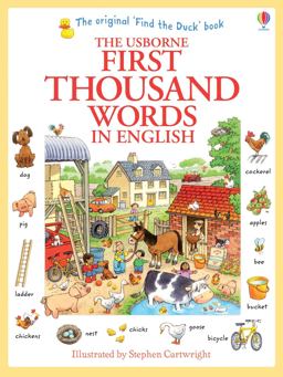 First Thousand Words in English  9781409562894 Front Cover