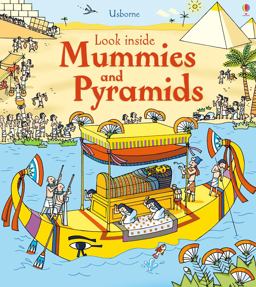 Look Inside/Look Inside Mummies and Pyramids  9781409563921 Front Cover
