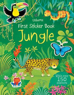 First Sticker Book Jungle  9781409582380 Front Cover