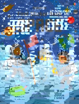 First Sticker Book Space  9781409582526 Front Cover