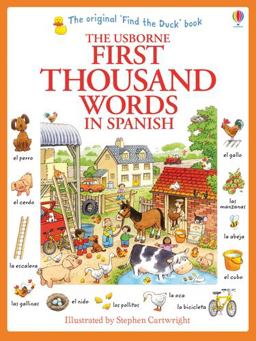 First 1000 Words in Spanish  9781409583042 Front Cover