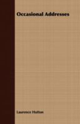 Occasional Addresses