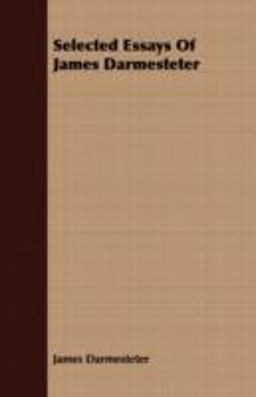 Selected Essays of James Darmesteter