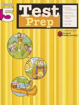 Test Prep: Grade 5 (Flash Kids Harcourt Family Learning)  9781411404014 Front Cover