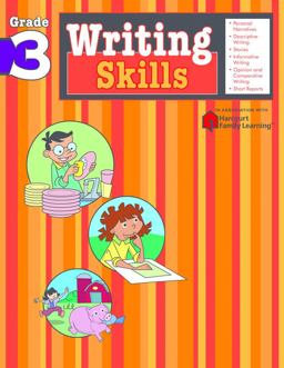 Writing Skills: Grade 3 (Flash Kids Harcourt Family Learning)  9781411404816 Front Cover