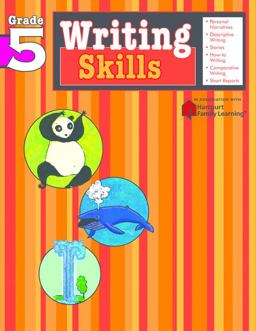 Writing Skills: Grade 5 (Flash Kids Harcourt Family Learning)  9781411404823 Front Cover