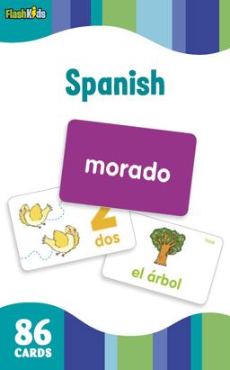 Spanish (Flash Kids Flash Cards)  9781411434905 Front Cover