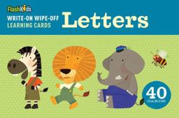 Flashkids Write on Wipe off Letters Card  9781411463394 Front Cover