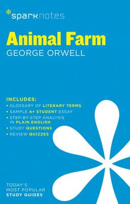 Animal Farm SparkNotes Literature Guide  9781411469426 Front Cover