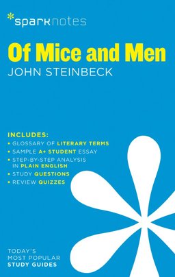 Of Mice and Men SparkNotes Literature Guide  9781411469808 Front Cover