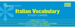 Italian Vocabulary SparkNotes Study Cards