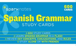 Spanish Grammar SparkNotes Study Cards