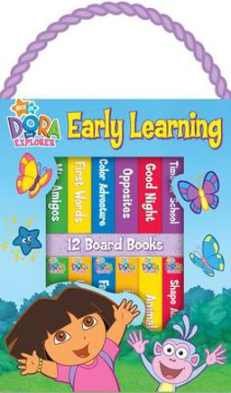 Nick Jr Dora the Explorer: Early Learning 12 Board Books