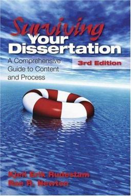 Surviving Your Dissertation A Comprehensive Guide to Content and Process 3rd 9781412916783 Front Cover