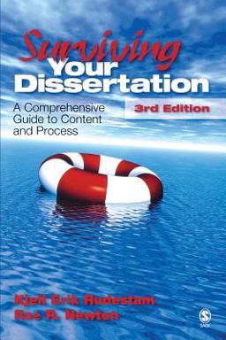 Surviving Your Dissertation A Comprehensive Guide to Content and Process 3rd 9781412916790 Front Cover