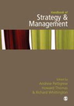 Handbook of Strategy and Management Handbook of Strategy and Management