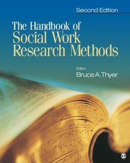 Handbook of Social Work Research Methods 2nd 9781412958400 Front Cover