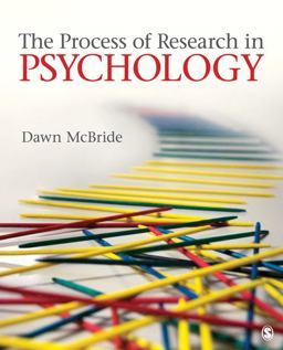 Process of Research in Psychology  9781412960786 Front Cover