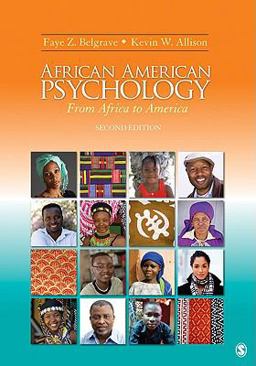 African American Psychology From Africa to America 2nd 9781412965552 Front Cover