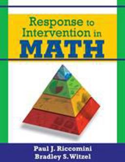 Response to Intervention in Math  9781412966351 Front Cover