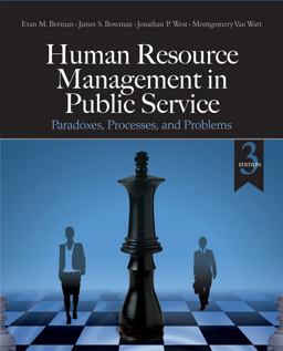 Human Resource Management in Public Service Paradoxes, Processes, and Problems 3rd 9781412967433 Front Cover