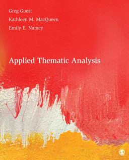 Applied Thematic Analysis  9781412971676 Front Cover