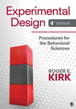 Experimental Design Procedures for the Behavioral Sciences 4th 9781412974455 Front Cover