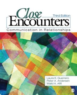 Close Encounters Communication in Relationships 3rd 9781412977371 Front Cover