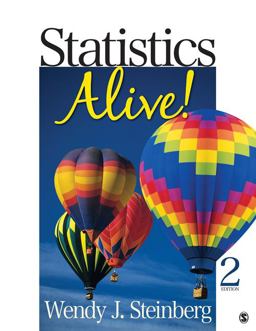 Statistics Alive! 2nd 9781412979504 Front Cover