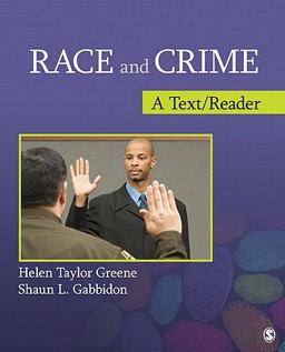 Race and Crime A Text/Reader  9781412989077 Front Cover