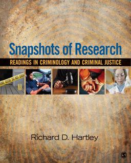 Snapshots of Research Readings in Criminology and Criminal Justice  9781412989190 Front Cover