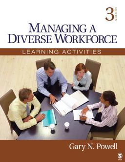Managing a Diverse Workforce Learning Activities 3rd 9781412990929 Front Cover