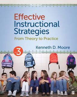 Effective Instructional Strategies From Theory to Practice 3rd 9781412995726 Front Cover