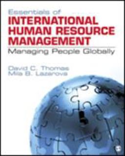 Essentials of International Human Resource Management Managing People Globally  9781412995917 Front Cover