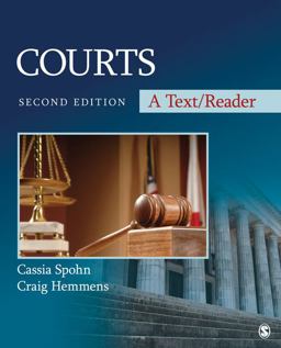 Courts A Text/Reader 2nd 9781412997188 Front Cover