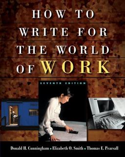 How to Write for the World of Work 7th 9781413001945 Front Cover